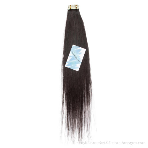 Linni Beauty Double Drawn Remy Tape In Hair Extensions 100% Russian Human Cuticle Hair Invisible Tape Hair Extensions